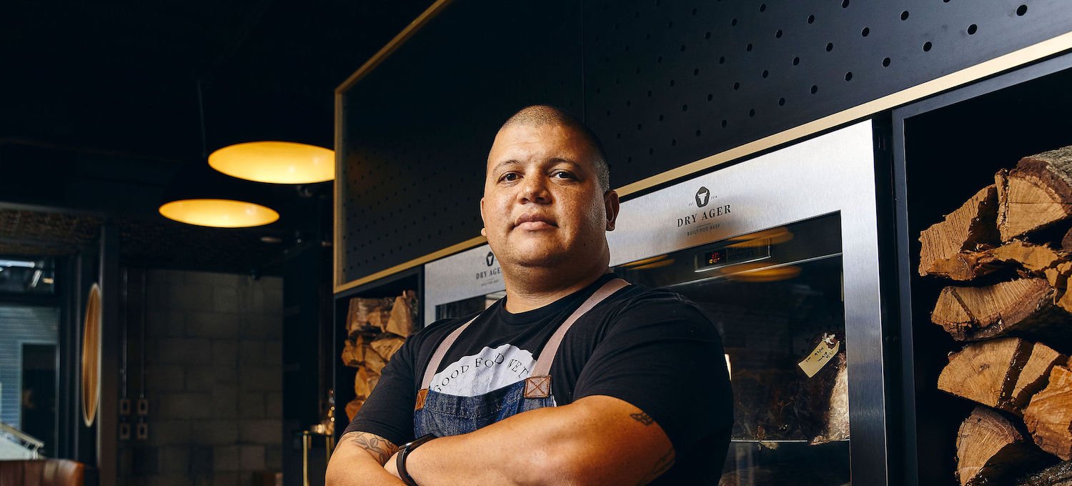 Chef Brad Wise, who is opening a new french restaurant in North Park, in his Wise Ox kitchen