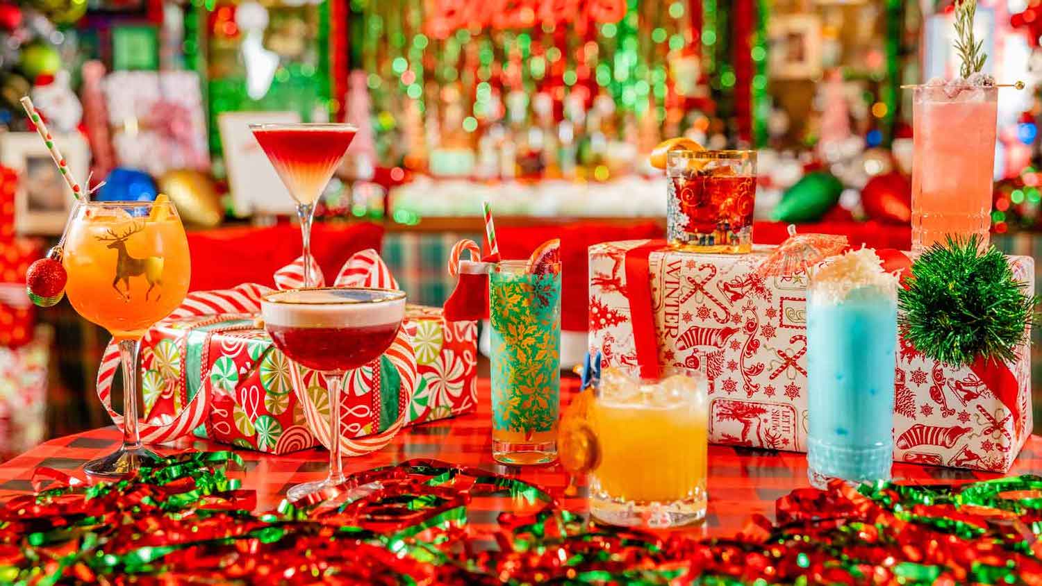 San Diego holiday cocktail popup bar Blitzen's Bar at Omni La Costa Resort & Spa