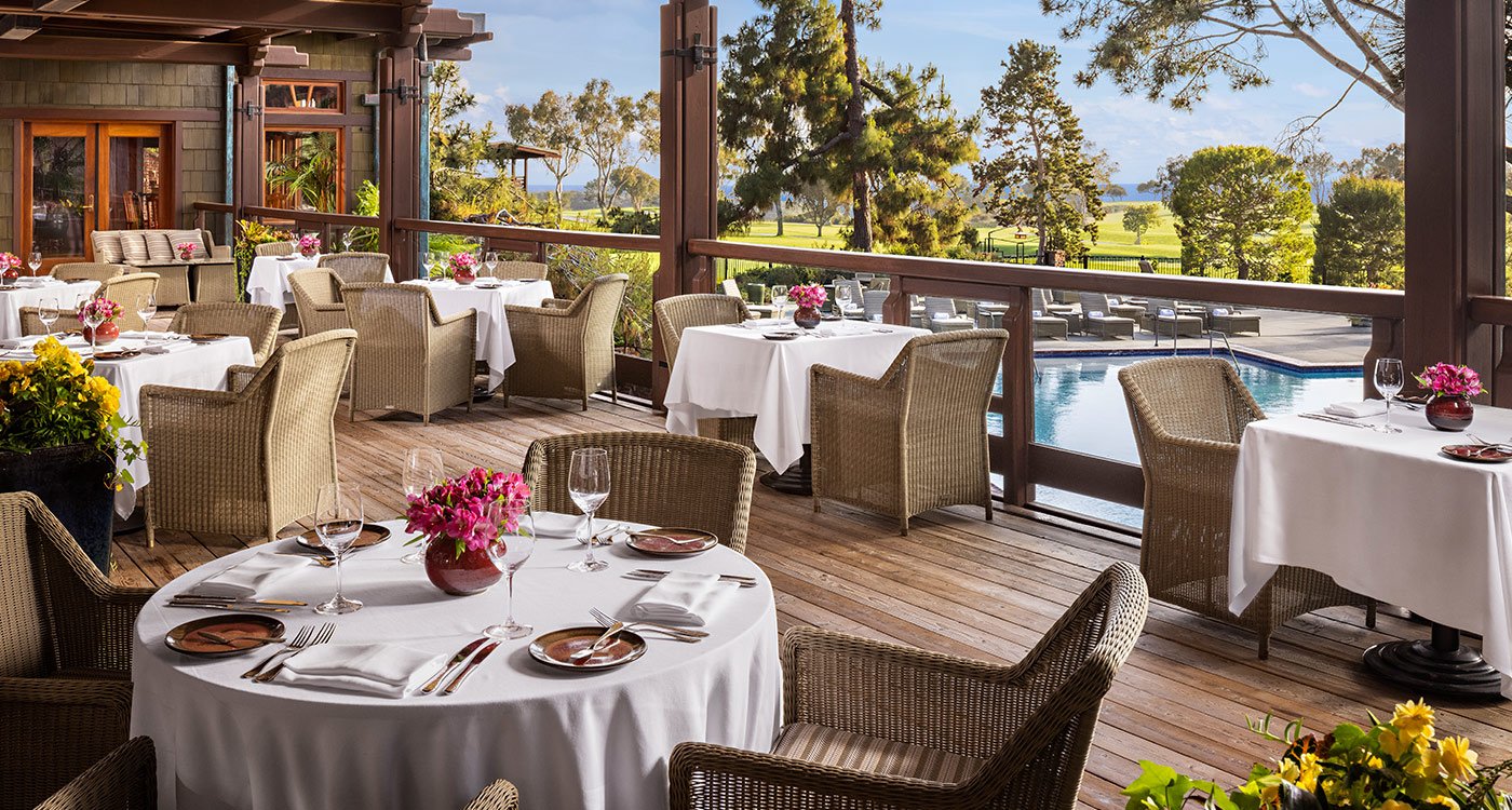 Interior of San Diego fine dining restaurant A.R. Valentien at The Lodge at Torrey Pines reopening this April 2025