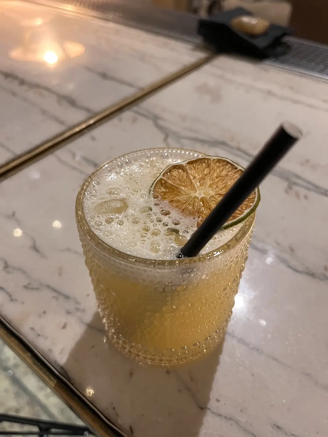 Reclining Buddha mocktail from San Diego restaurant and bar Panama 66 in Balboa Park