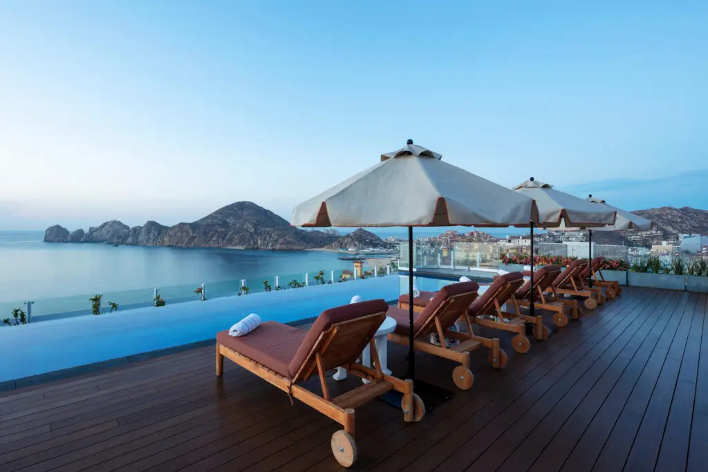 Exterior of Cabo San Lucas hotel Corazon Resort & Spa featuring Land's End