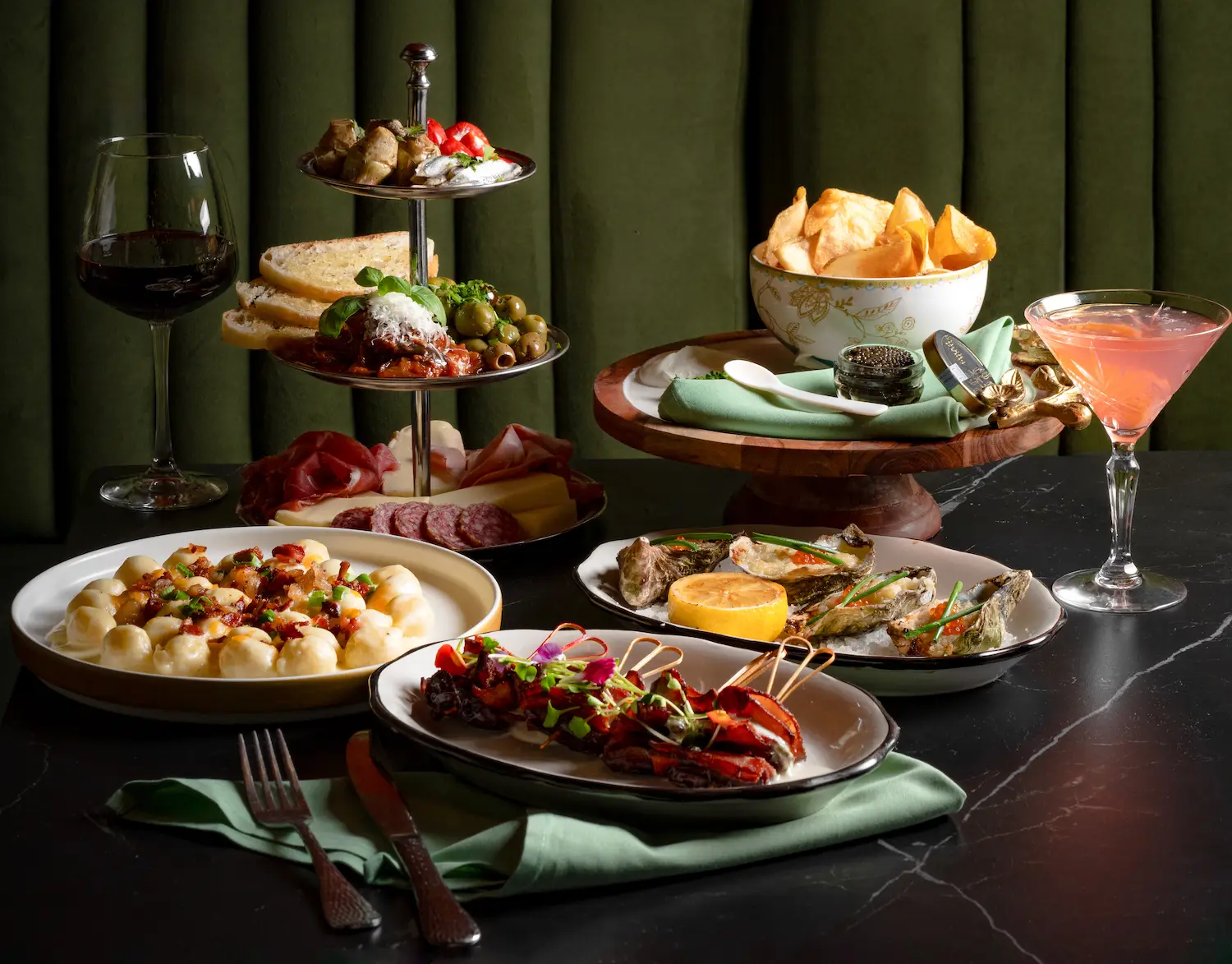 Food from San Diego Italian restaurant Lala in Little Italy part of Joe Busalacchi's Tavolo Tasting Tour