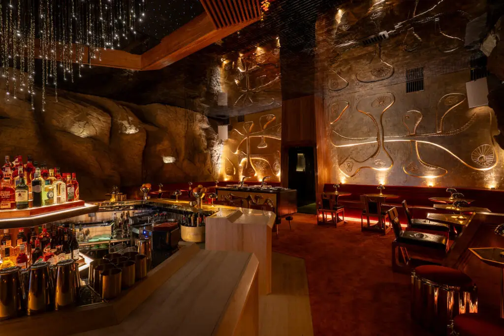 Interior of newly renovated San Diego cocktail bar Starlite owned by Consortium Holdings