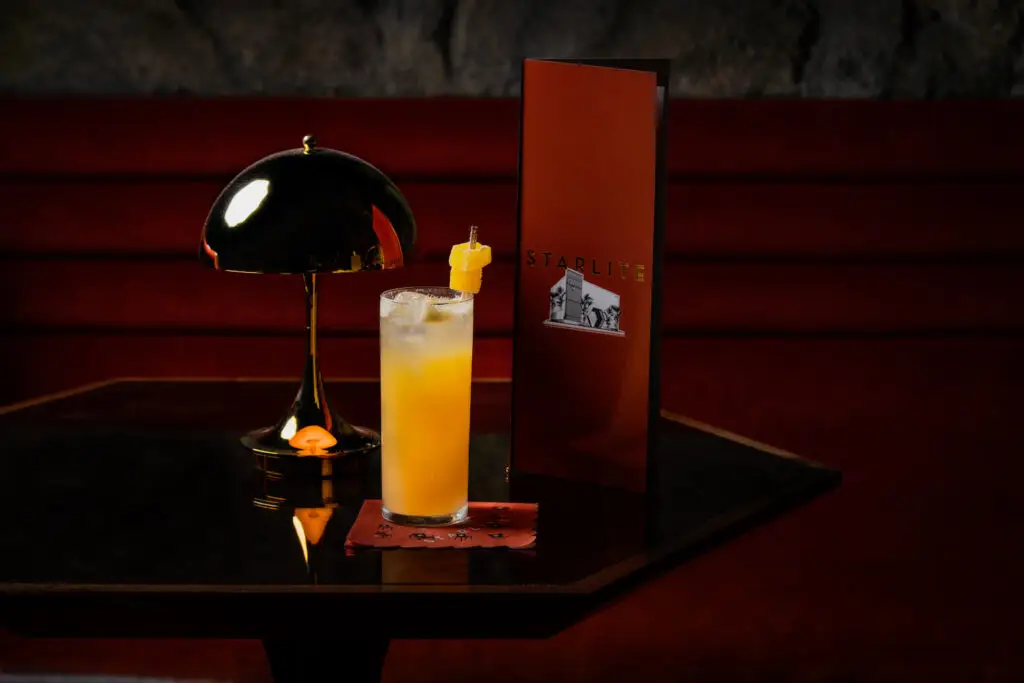 Cocktail from newly renovated San Diego cocktail bar Starlite owned by Consortium Holdings