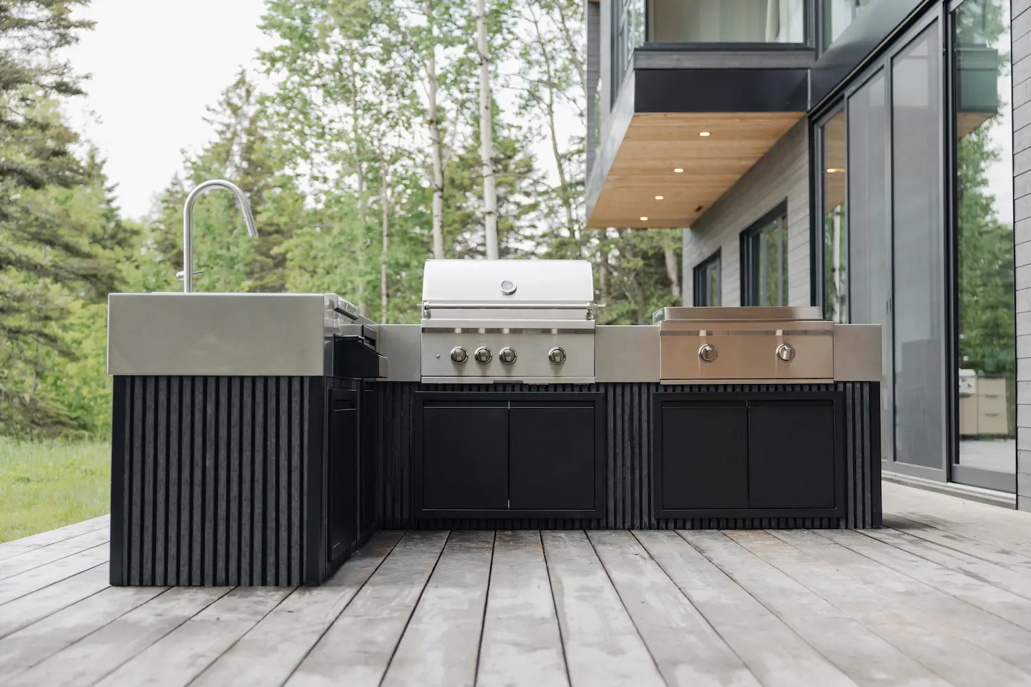 Julien outdoor refinements cabinets kitchen appliance for home BBQs